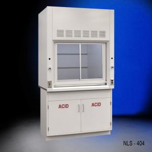 4' Chemical Fume Hood W/ acid Base Cabinet (NLS-404 B) - 1