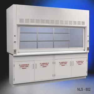 8' Fume Hood w/ Flammable Storage Cabinets (NLS-802 B)