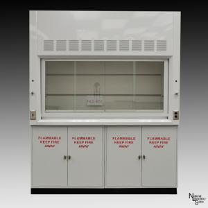 6' Fisher American Chemical Fume Hood with Flammable Cabinets NLS-606