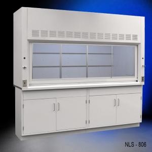 8' Laboratory Fume Hood w/ General storage cabinets (NLS-806 B)