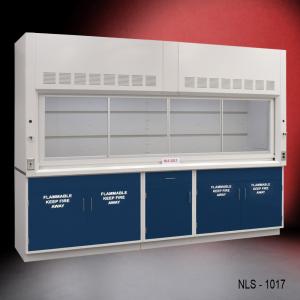 10' Fume Hood w/ Flammable Storage Cabinets (NLS-1017 R)
