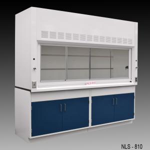 8' Fisher American Fume Hood w/ General storage cabinets (NLS-810 B)