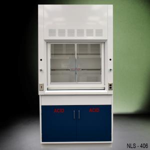 4′ Chemical Fume Hood W/ ACID Base Cabinet (NLS-406)