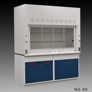 6' Fisher American Chemical Laboratory Fume Hood with General and Acid Storage NLS-610