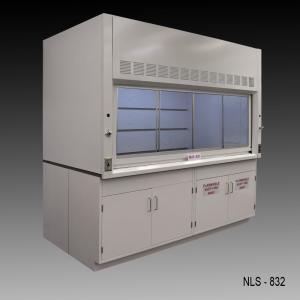 8' x 4' Fume Hood w/ Flammable & General Storage Cabinets (NLS-832 Gr)