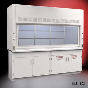 8' Fume Hood w/ Flammable & General Storage Cabinets (NLS-803)