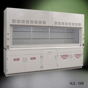 10' Fume Hood w/ ACID & Flammable Storage Cabinets (NLS-1009)