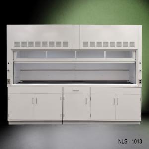 10' x 48 Fisher American Fume Hood w/ General Cabinets (NLS-1018)