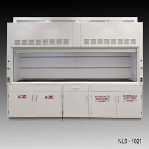10' x 48 Fume Hood w/ ACID & Flammable Storage Cabinets (NLS-1021)
