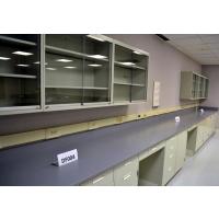 27' Fisher Hamilton Laboratory Furniture Cabinets w/ 18' Upper Cabinets & Epoxy Resin Counter Tops