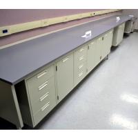 25' Fisher Hamilton Laboratory Furniture Cabinets w/ Epoxy Counter Tops