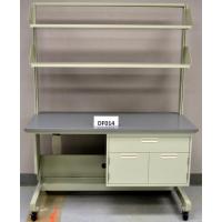 5' Fisher Hamilton Laboratory Mobile Cart w/ Shelves, a Cabinet and Epoxy Top
