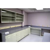 24' Fisher Hamilton Used Laboratory Furniture Cabinets w/ 12' Of Upper Cabinets