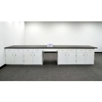 29' Island Base Laboratory Cabinets w/ Industrial Grade Counter Tops