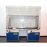 8' Hamilton Safeaire Fume Hood with Base Cabinets