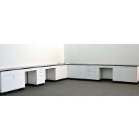 32' Used Laboratory Furniture / Cabinets / Casework