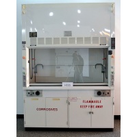 6' Hamilton SafeAire Fume Hood with Epoxy Counter Tops
